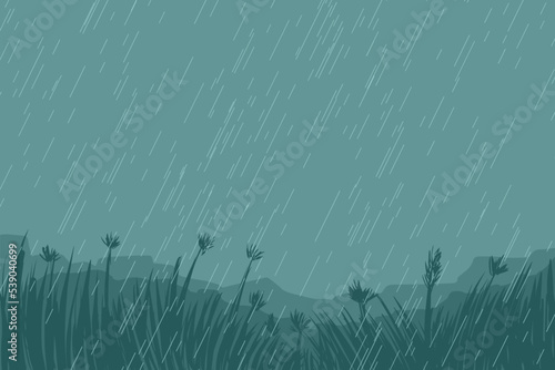 garden grass shape abstract vector background