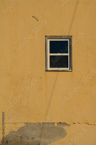 old wall with window