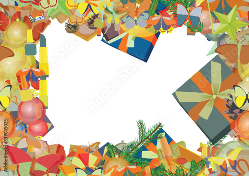 Background pattern abstract seamless design texture. Border frame, transparent background. Theme is about merry christmas, merry, cone, green, beauty, ornate, Pipevine, graphic, powder, cosmetology