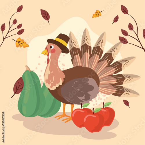 happy thanksgiving poster