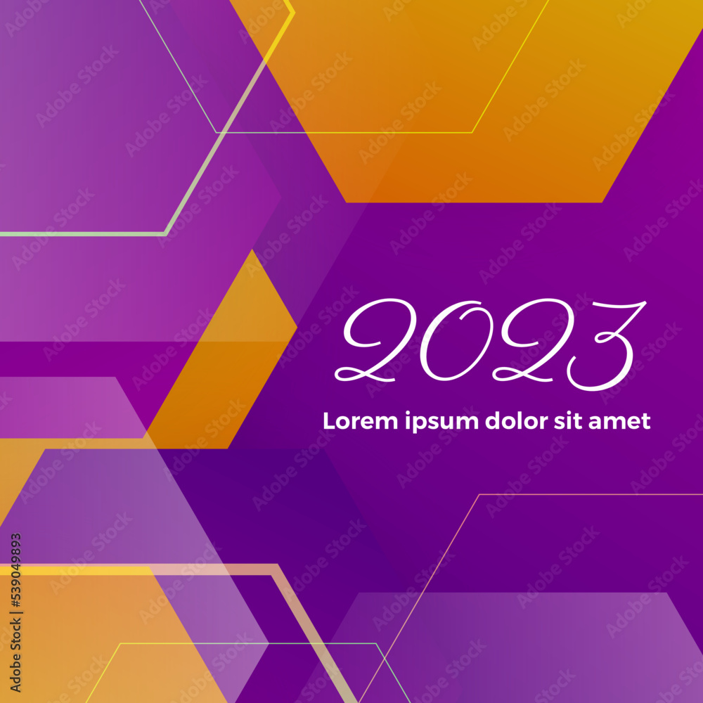 Happy new year 2023 social media template and greeting card design Happy new year 2023 social media template and greeting card design