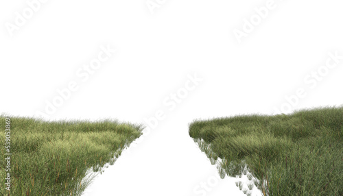grass field isolated © Poprock3d