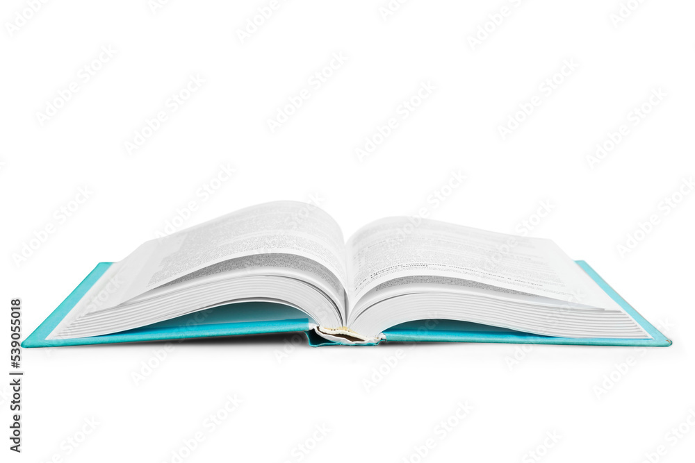 Open book isolated on background Open book isolated on background