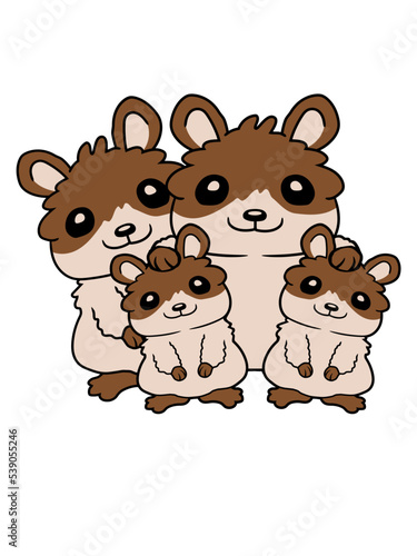Mama Papa Kinder Hamster 