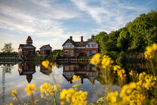 Egham Mansion on the Thames River photo