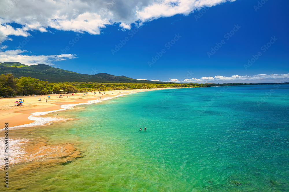 Fotografie big beach maui Hawaii