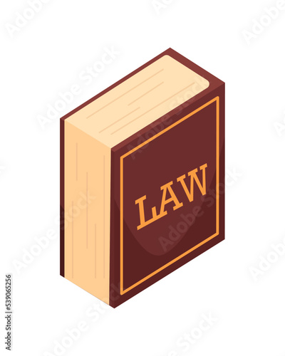 flat law book