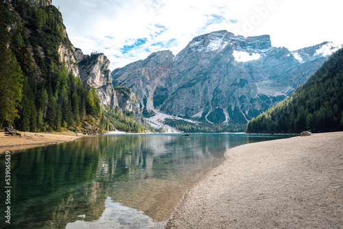 Fototapeta Naklejka Na Ścianę i Meble -  italy - Dolomites - Lago Di Braises 
