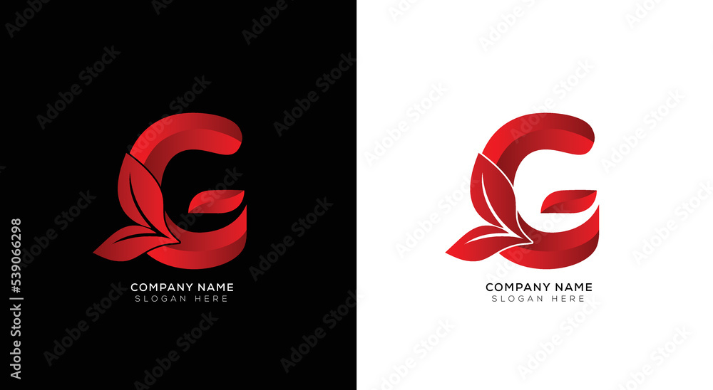 Gradient 3d letter G logo design Gradient 3d letter G logo design