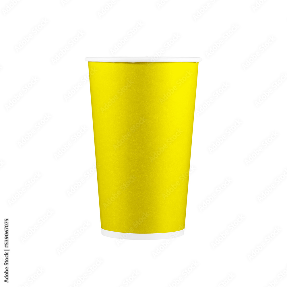 Disposable cup isolated on white background. coffee to go cup mockup. Colorful paper takeaway cup. Disposable cup isolated on white background. coffee to go cup mockup. Colorful paper takeaway cup.