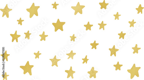 水彩画。水彩タッチの星ベクターイラスト。ベクター化された星の水彩イラスト。Watercolor painting. Watercolor touch star vector illustration. Vectorized star watercolor illustration.