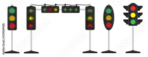 Traffic lights models / Ai Illustrator
