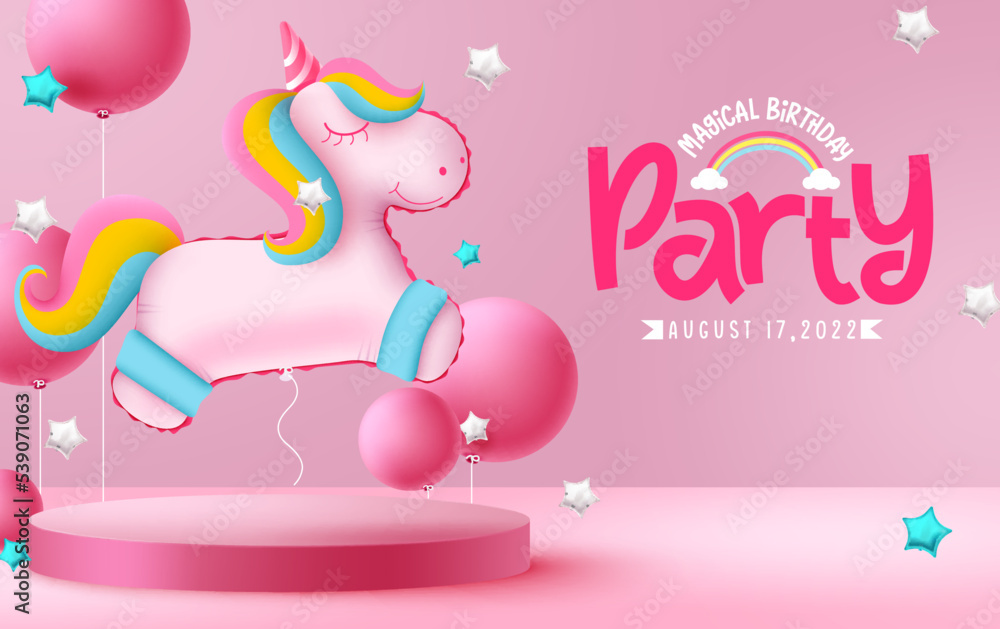 birthday party background design