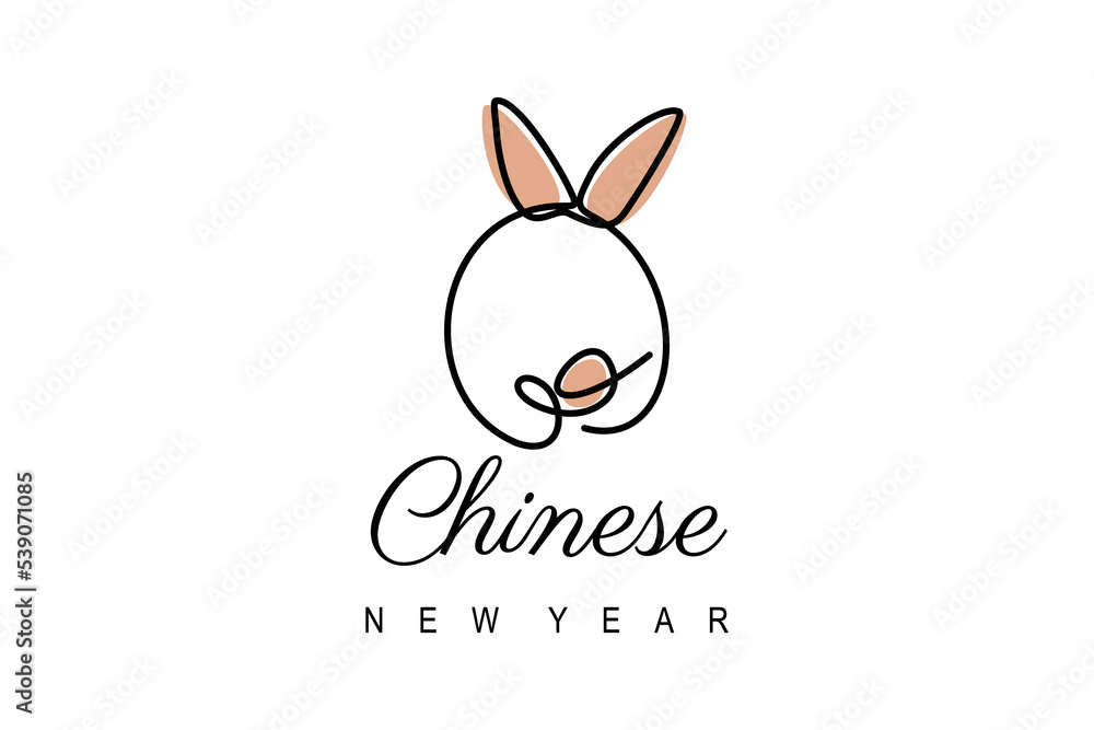 Happy Chinese New Year 2023, year of the rabbit. Translation: Happy new year Happy Chinese New Year 2023, year of the rabbit. Translation: Happy new year