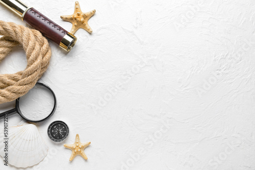 Vintage spyglass, magnifier...