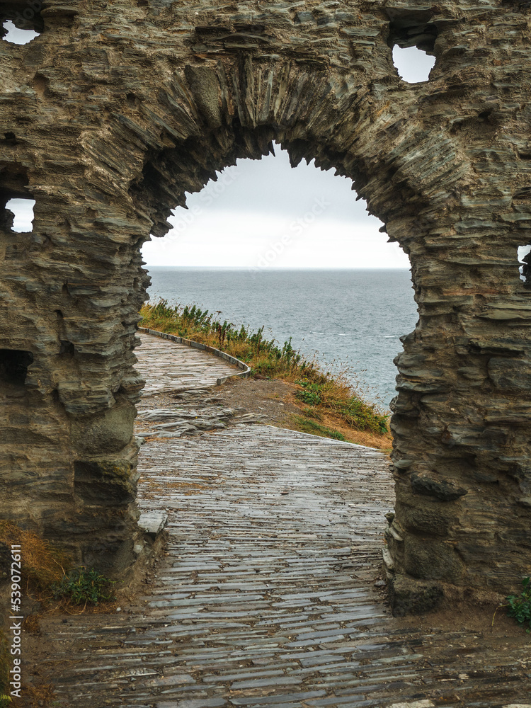 Archway at Tintagel Castle - Home of King Arthur! 