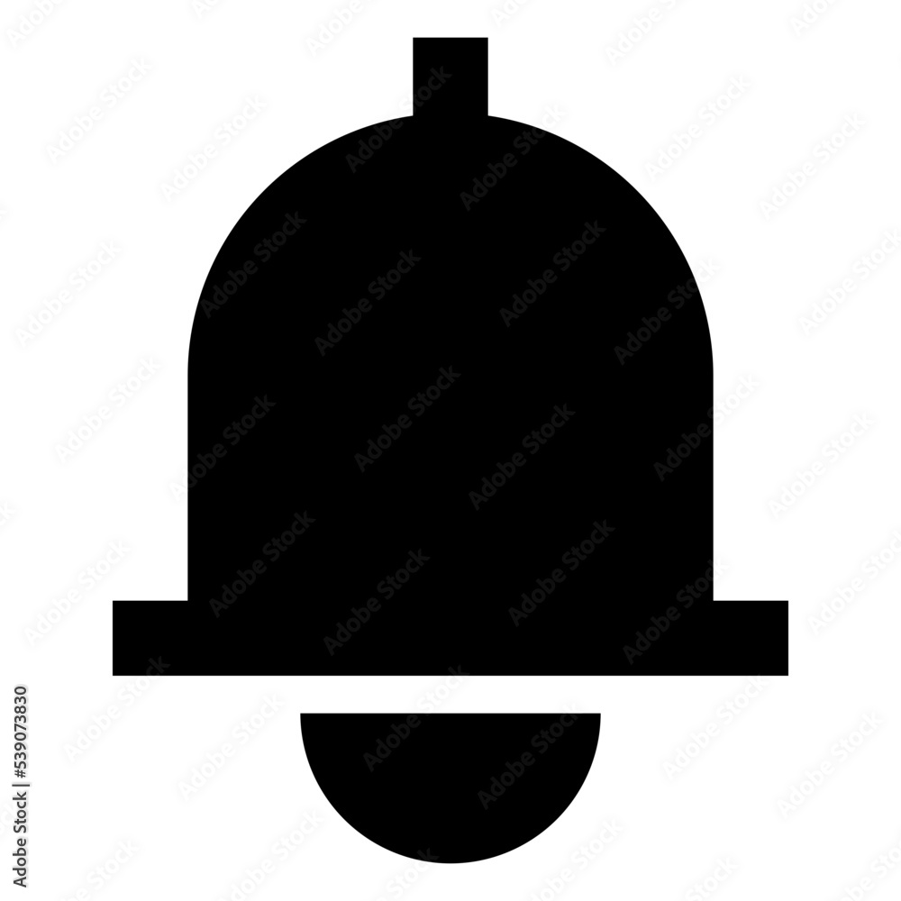 Icon Bell With Style Glyph