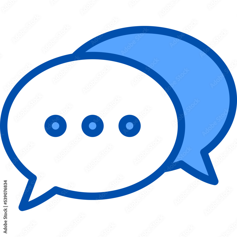 Chat filled outline icon Chat filled outline icon