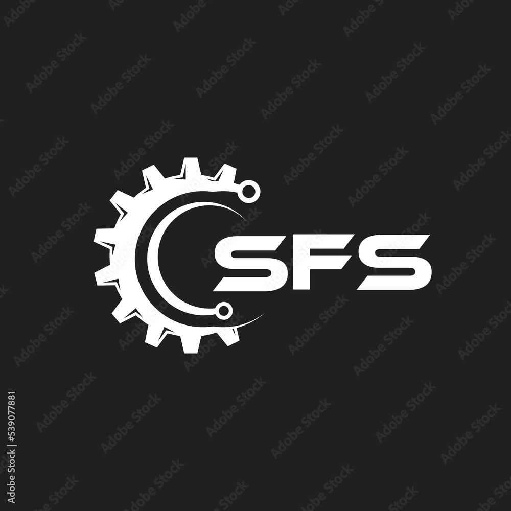 SFS letter technology logo design on black background. SFS creative initials letter IT logo concept. SFS setting shape design.
SFS letter technology logo design on black background. SFS creative initials letter IT logo concept. SFS setting shape design.