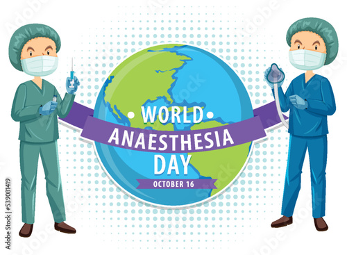 World Anaesthesia Day Logo Design