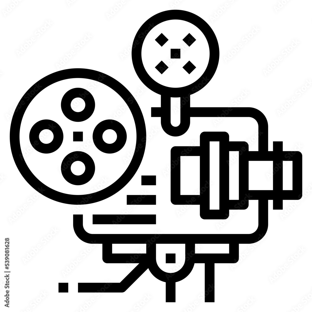 projector Outline icon projector Outline icon