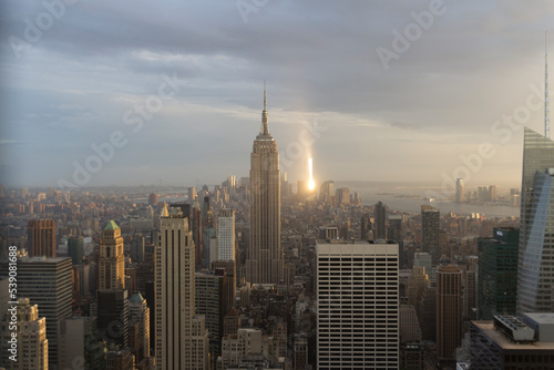 Sunset on New-York