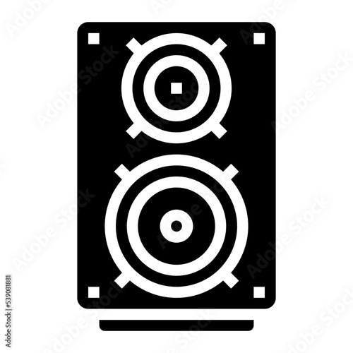 loudspeaker glyph icon