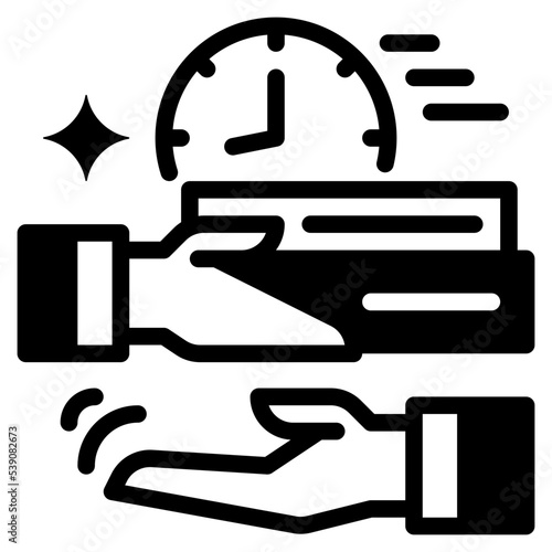 fast working icon