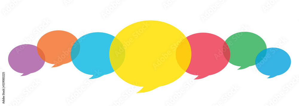 colorful speech bubble banner
colorful speech bubble banner