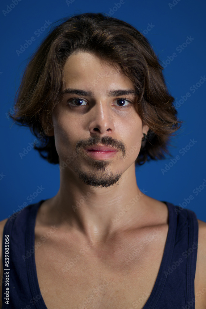 Male Studio Portrait with infinite background Male Studio Portrait with infinite background