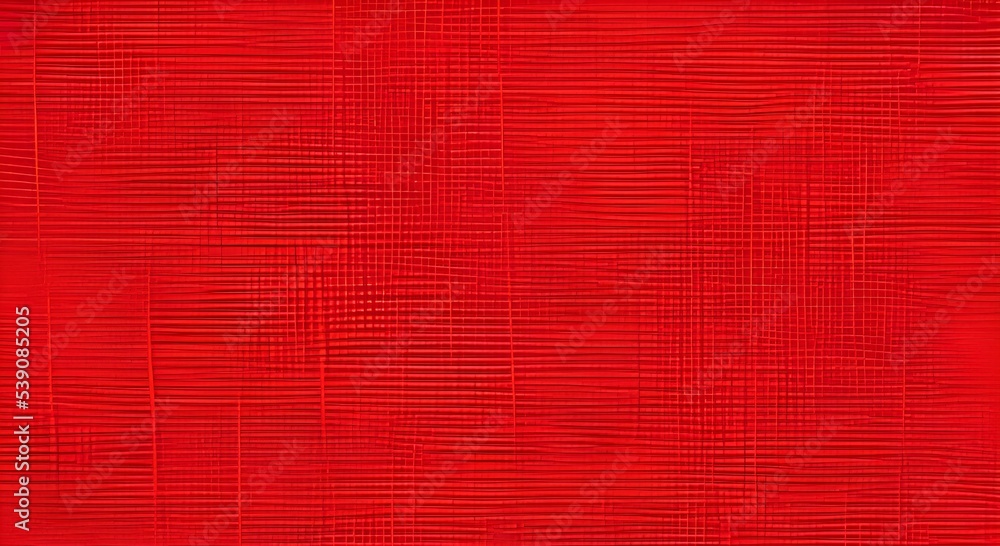 Fototapeta premium texture of natural red fabric or cloth in light red color. Fabric texture of natural cotton or linen textile material. Red canvas background.