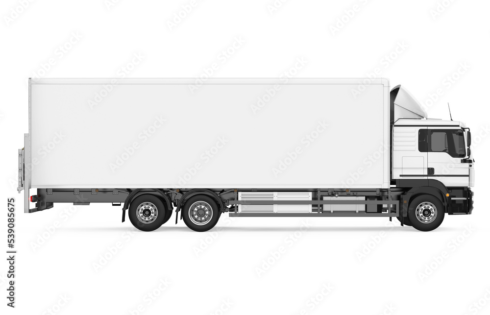 Delivery Truck Isolated