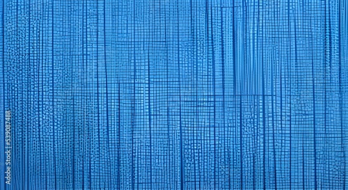Close up texture of natural weave cloth in dark blue or teal color. Fabric texture of natural cotton or linen textile material. Seamless background. © Parag