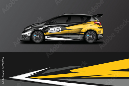 Car Wrap Design vector  Ready use and printing Eps 10