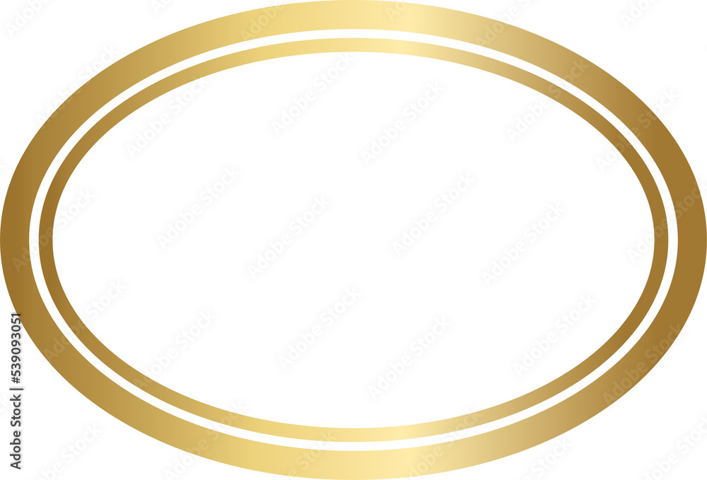 Gold frame. Flat lay with copy space, top view. png Gold frame. Flat lay with copy space, top view. png