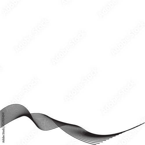 Abstract Wave Line