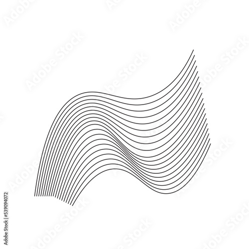 Abstract Wave Line