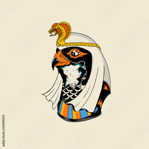 God of Horus with beautiful eyes, very suitable for your t-shirt and souvenir designs
