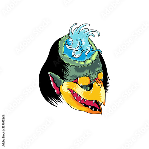Japanese kappa tattoo traditional mythology illustration