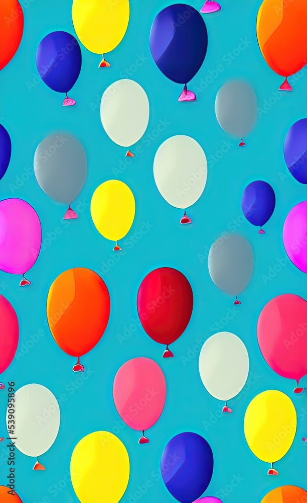 Colorful balloons ,Festive or party  balloons background