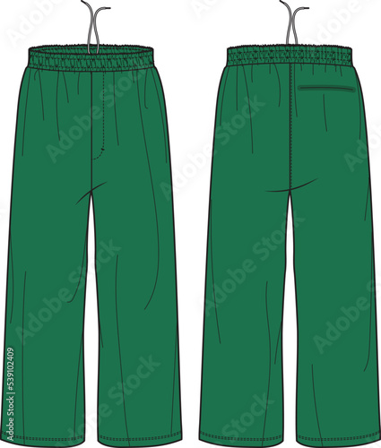 MEN AND BOYS WEAR TRACK JOGGERS AND TROUSERS VECTOR SKETCH