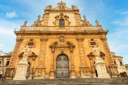 The beautiful Duomo of S. Pietro in Modica photo