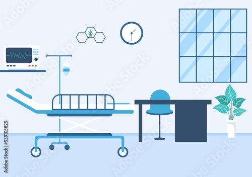 Plastic Surgery Flat Cartoon Hand Drawn Templates Illustration of Medical Surgical Operation on the Body or Face as Expected using Advanced Equipment