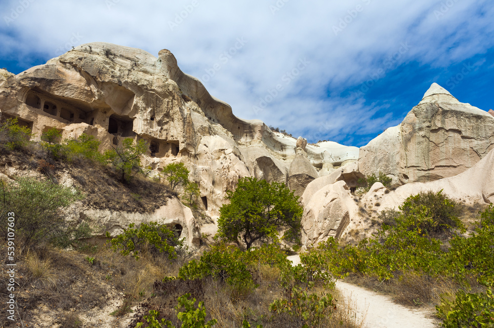 Fototapeta premium Cavusin castle in Cappadocia