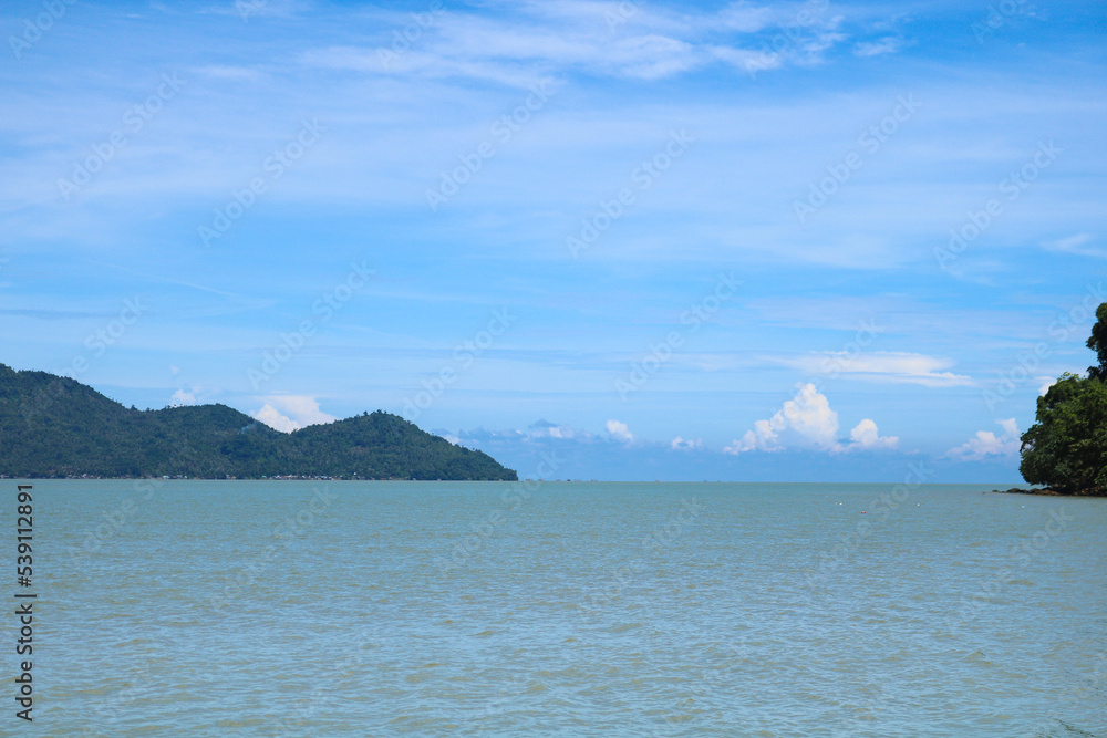 tropical island in the sea tropical island in the sea