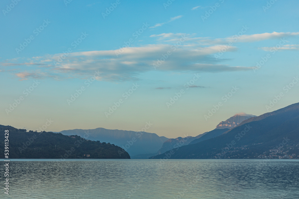 Lake Como at dawn