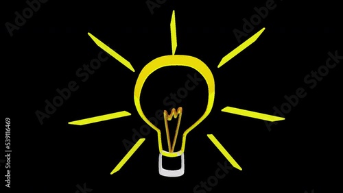 閃くアニメ調のイメージ効果