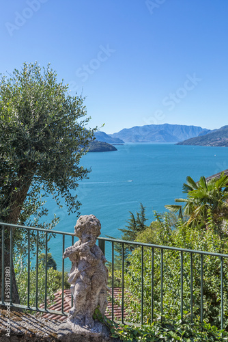 View from Chiesa di Sant Anna at Pozzolo, Domaso,  over Lake Como photo