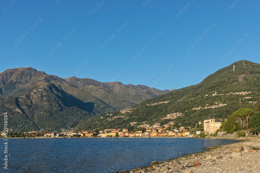 Town of Gravedona ed Unidi on Lake Como, Italy