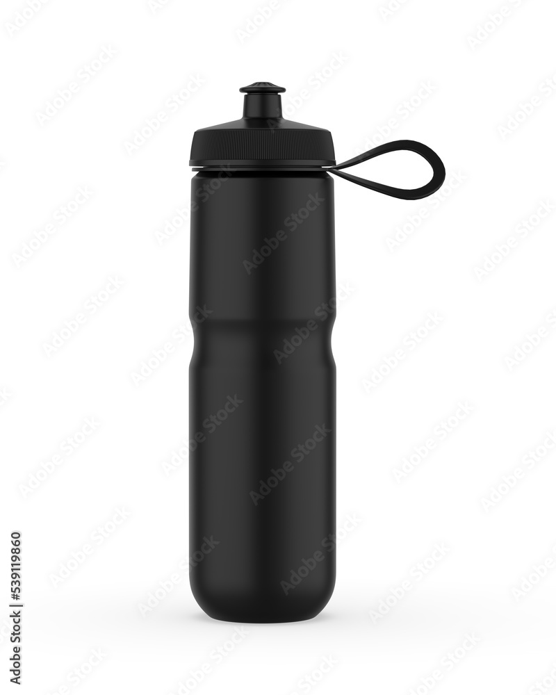 Sport blank sipper bottles for water isolated on white background for mock up and template design. 3d render illustration. Sport blank sipper bottles for water isolated on white background for mock up and template design. 3d render illustration.